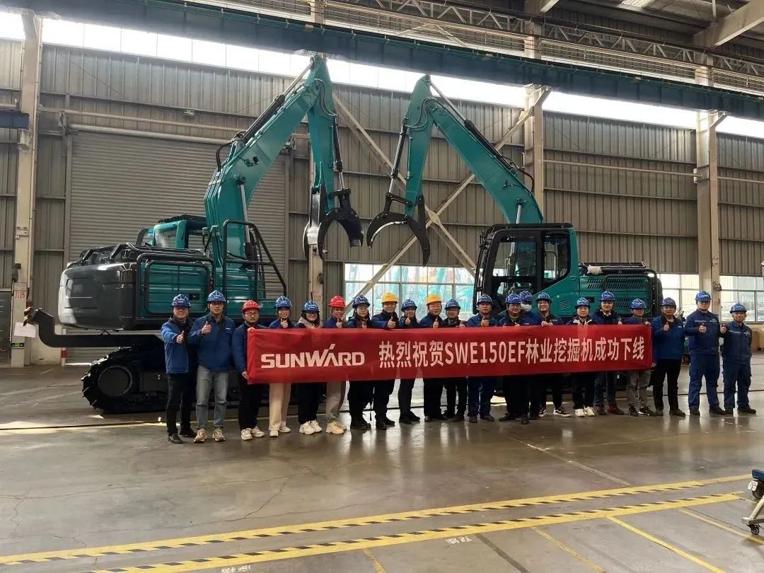 跋山涉水，称霸“武林”！不朽情缘-官方网站智能首款中型林业挖掘机成功下线
