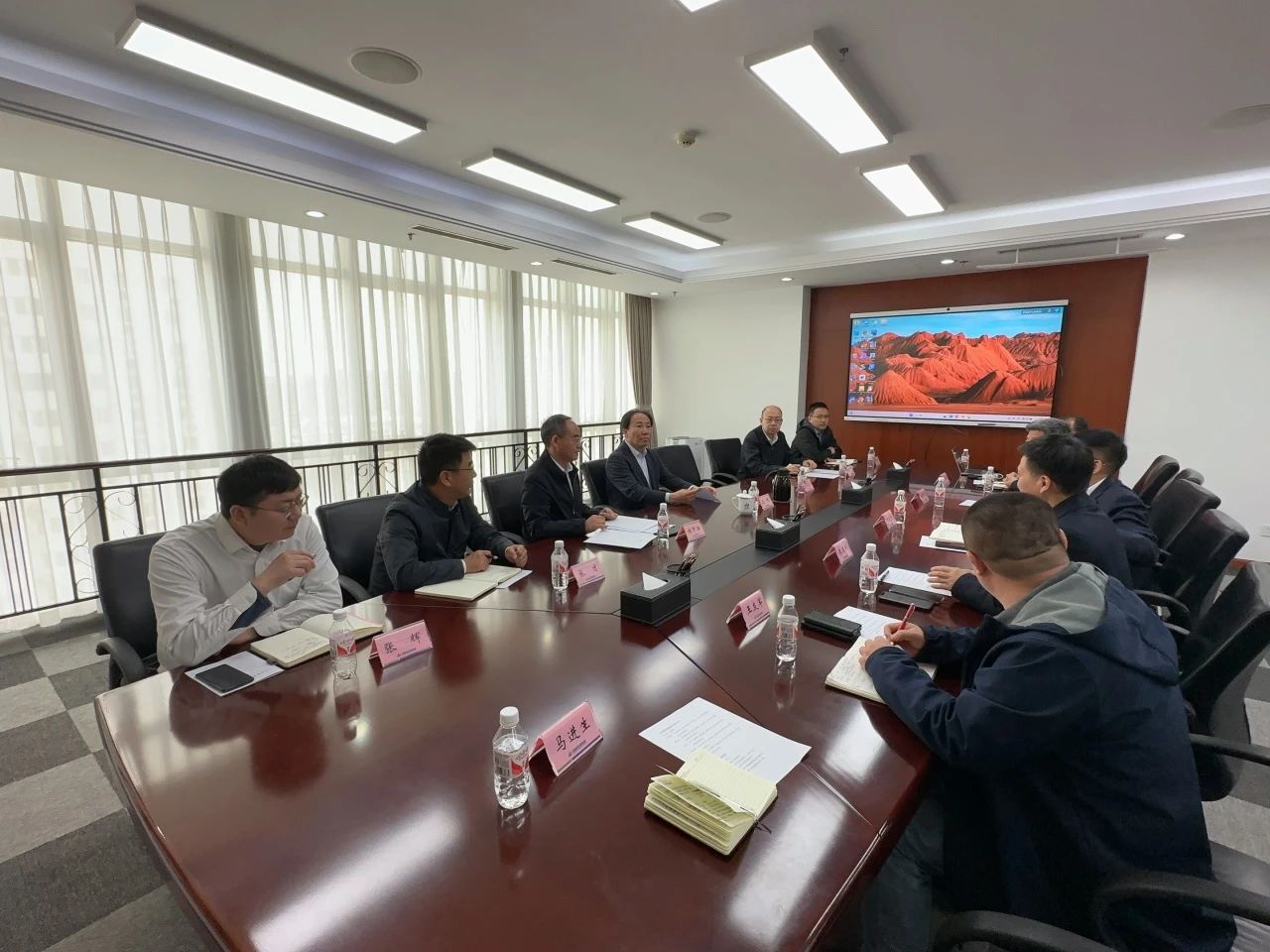 不朽情缘-官方网站智能董事长付向东带队造访中煤地质总局、大地特勘公司
